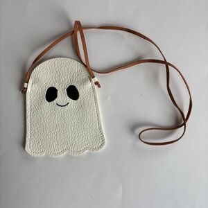 Kids Mini Ghost‎ Crossbody Bag Halloween Fall Costume Party Faux Leather NEW